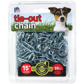 Prevue Pet Products 15 Foot Tie out Chain Medium Duty
